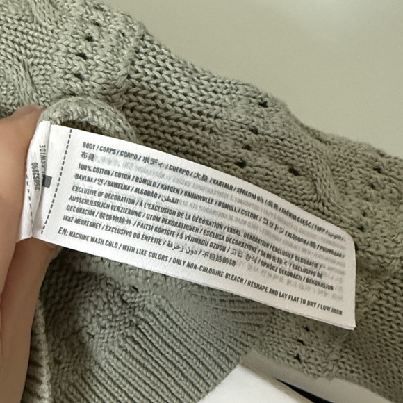 Hollister Sage Green Knit Sweater - Picture 3 of 4